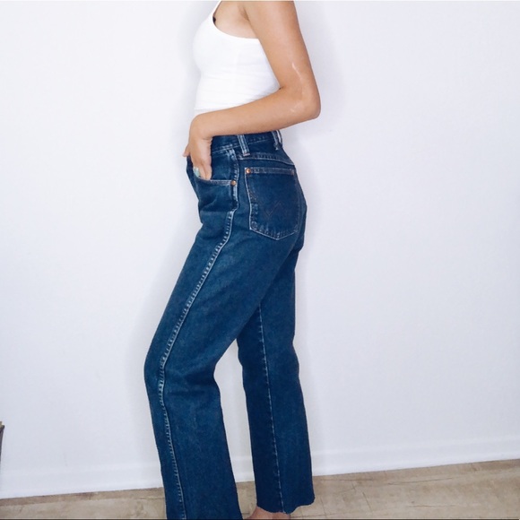 Vintage Wrangler Dark wash high waisted Jeans - Picture 2 of 8